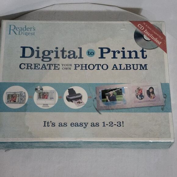 Digital To Print Create Your Own Photo Album Reader's Digest PC/MAC Compatible - Picture 2 of 3